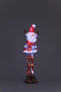 70cm Light-Up Acrylic Reindeer | Outdoor Christmas Decoration with 40 LEDs