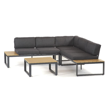 Venice Corner Sofa Collection w/ Polywood Table