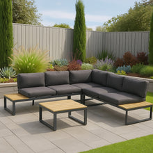 Venice Corner Sofa Collection w/ Polywood Table