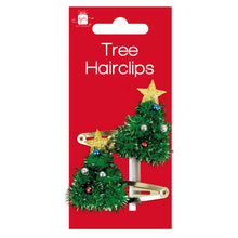 Christmas Tree Hair Clips