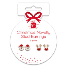 2 pairs of Festive Stud Earrings