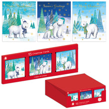 15 Polar Bear Cards - Incl. 3 Designs