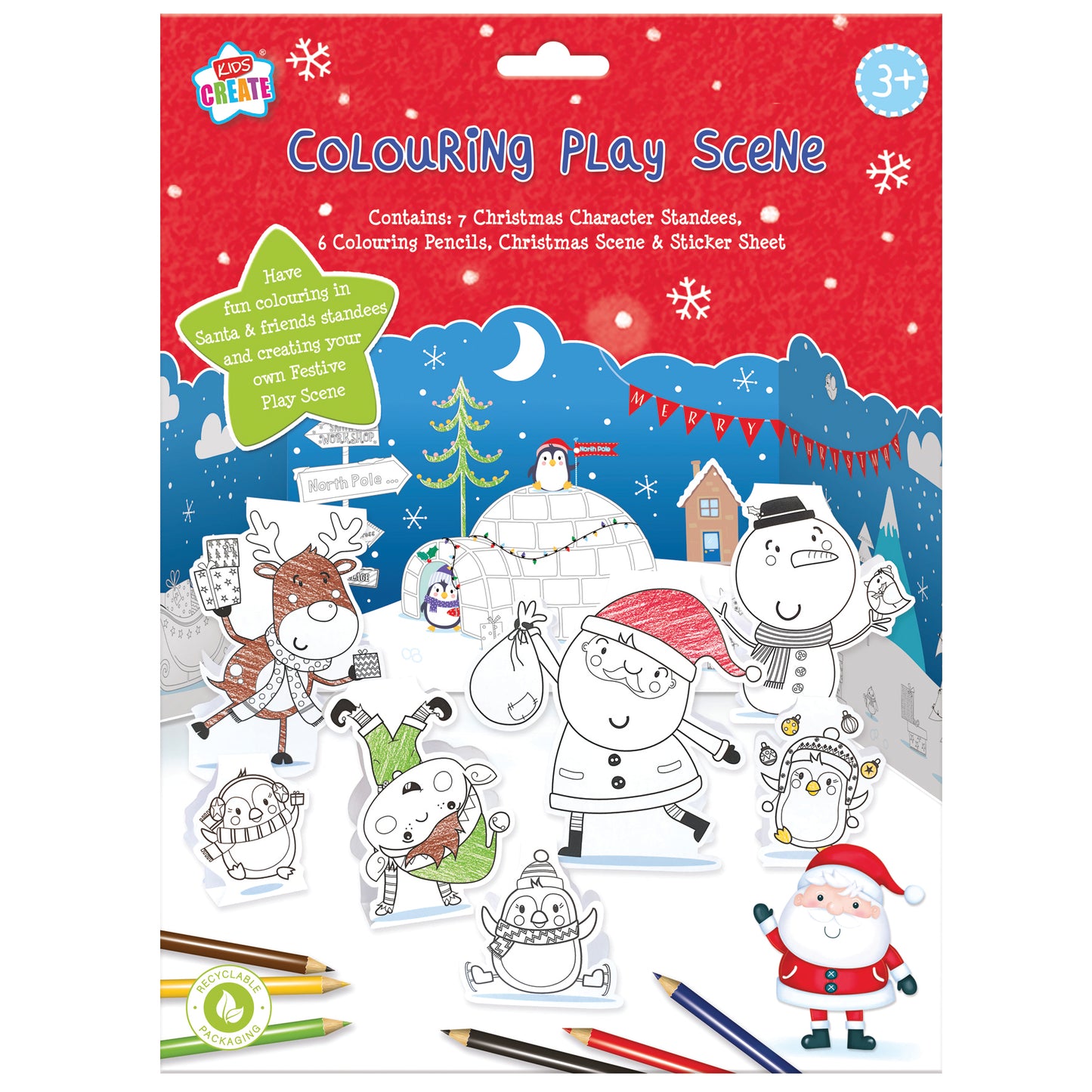 Christmas Colouring Scenes
