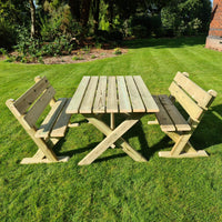 Ashcombe Table and Bench Set (Seats 4)