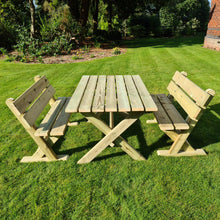 Ashcombe Table and Bench Set (Seats 4)
