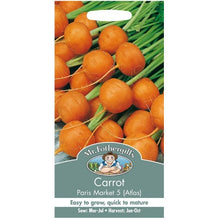 Mr Fothergills Carrot Paris Market - Atlas Seeds