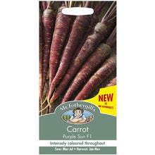 Mr Fothergills Carrot Purple Sun F1 Seeds