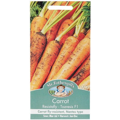 Mr Fothergills CARROT Resistafly Tozresis F1 Seeds
