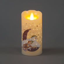 Battery Operated 15cm Snowman & James Flying Candle Christmas Decoration