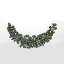 90cm Snow King Fir Christmas Swag with Pinecones