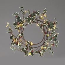 60cm Holly and Berry Wreath