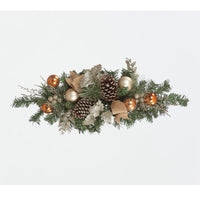 80cm Champagne & Copper Swag Christmas Decoration