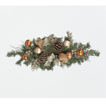 80cm Champagne & Copper Swag Christmas Decoration