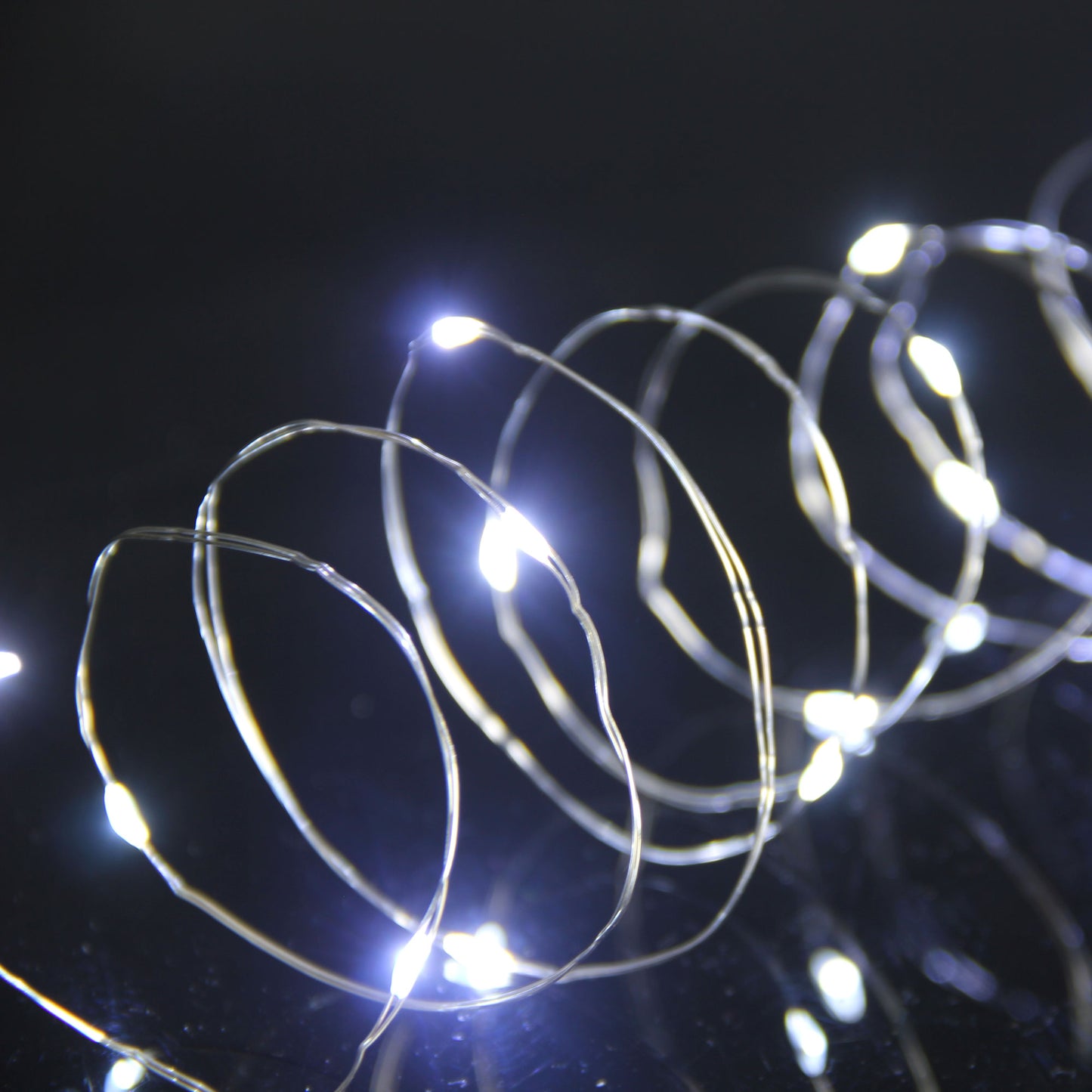 Battery Operated 60 Cool White Micro LED Lights