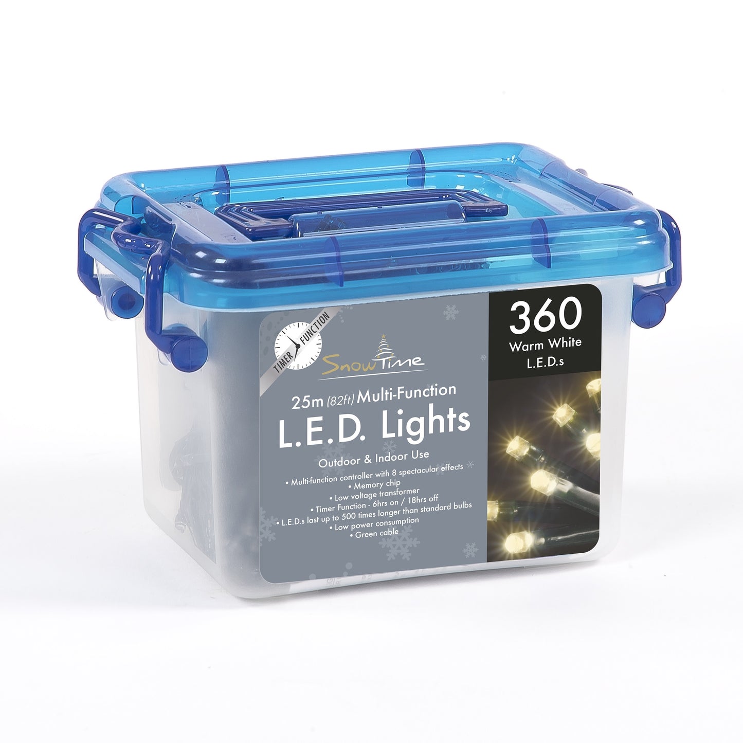 360 Warm White LED Multi-function Lights With Timer