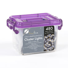 480 Warm White & Ice White LED Cluster Lights With Timer