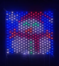 1.2x1.3M Christmas Snowman Net Light