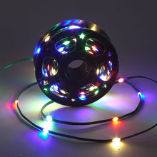 300 Multi LED Copper Wire PVC Christmas Lights on Reel