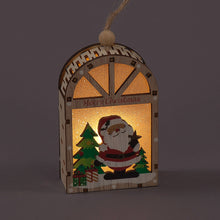 Battery Operated 10cm Hanging Santa Lit Decoration Christmas Lights