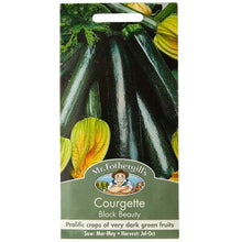 Mr Fothergills Courgette Black Beauty Seeds