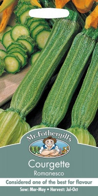 Mr Fothergills Courgette Romanesco Seeds