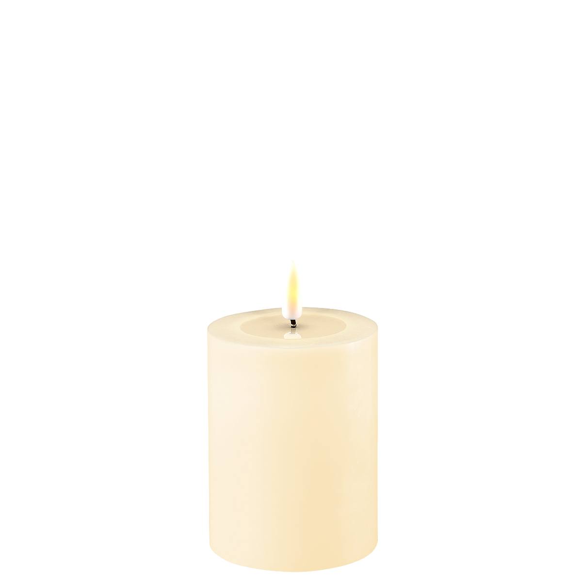 DeluxeHomeArt Cream LED Candle-Small