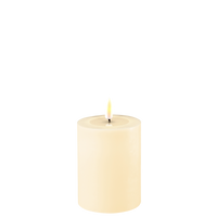 DeluxeHomeArt Cream LED Candle-Small