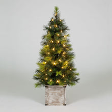 120cm Scots Pine Porch Christmas Tree With 70 Warm White LEDs