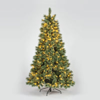 195cm Arcadia Full Cashmere Tree 537 Tips 250 Warm White LEDs