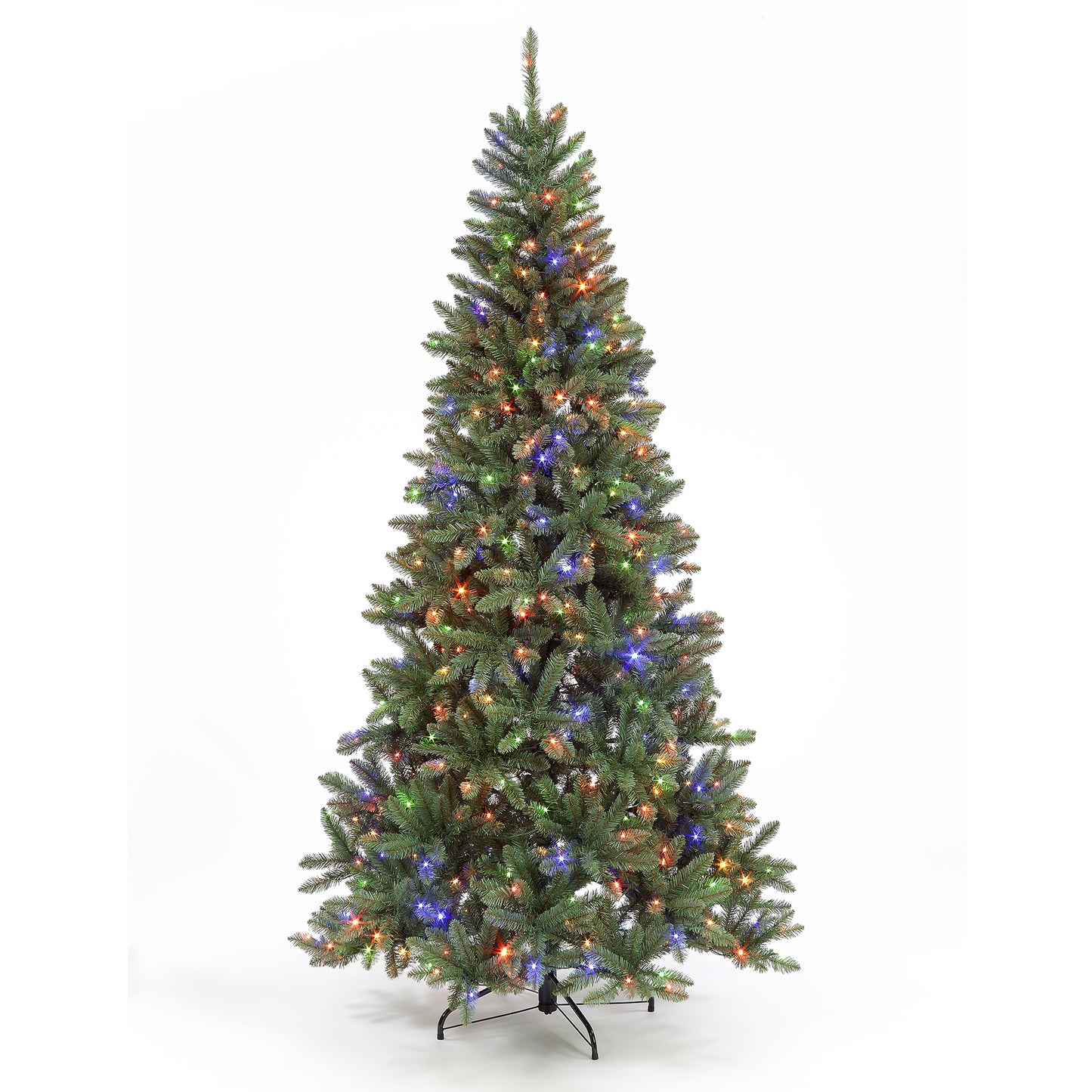 150cm Pre-Lit Monterrey Fir w/250 Multi Col Multi Fun LEDs Christmas Trees