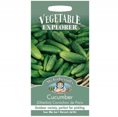 Mr Fothergills Cucumber (Gherkin) Cornichon De Paris Seeds