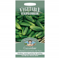 Mr Fothergills Cucumber (Gherkin) Cornichon De Paris Seeds
