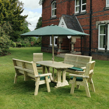 Ergo 8 Seat Wooden Table Set