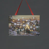 15x10cm Christmas Landscape Canvas