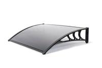 Easy Fit Door Canopy Black 1.2m