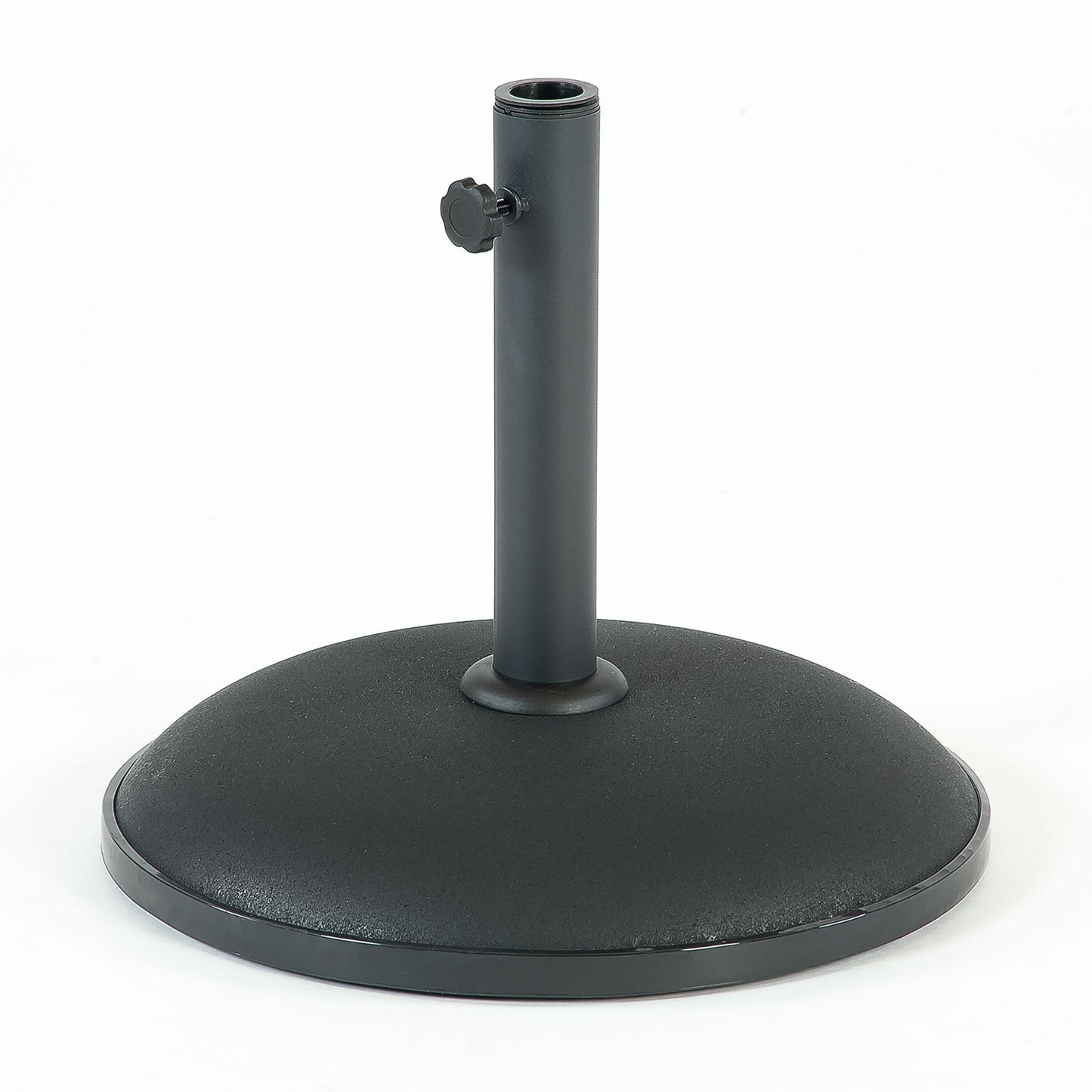 Black Concrete Parasol Base 15kg