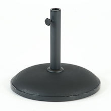 Black Concrete Parasol Base 15kg