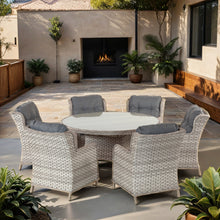 Callisto Dining Collection Rattan 6 Seater