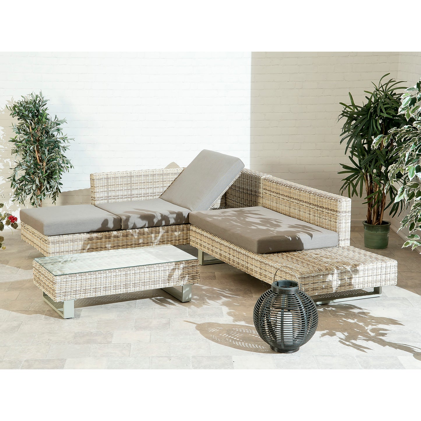 Novara Rattan Corner Lounging Collection