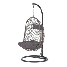 Luton Single Hanging Egg Cocoon Chair with Cushions