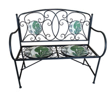 Leaf Pattern Mosaic Bench