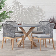 Seville Dining Collection 4 Seat with Cement Top