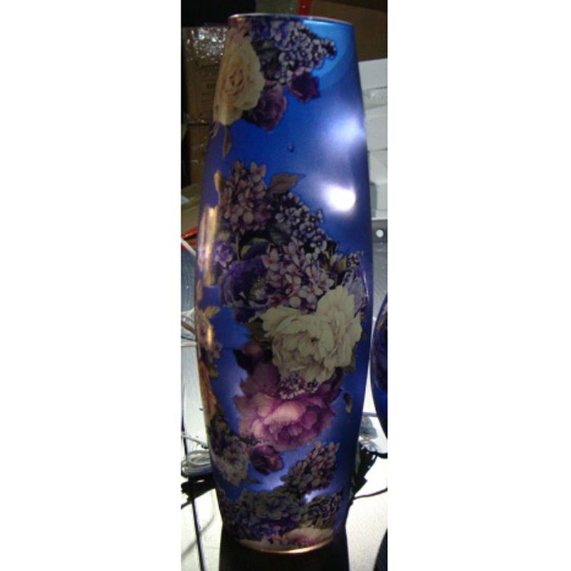 30cm Lit Glass Floral Vase