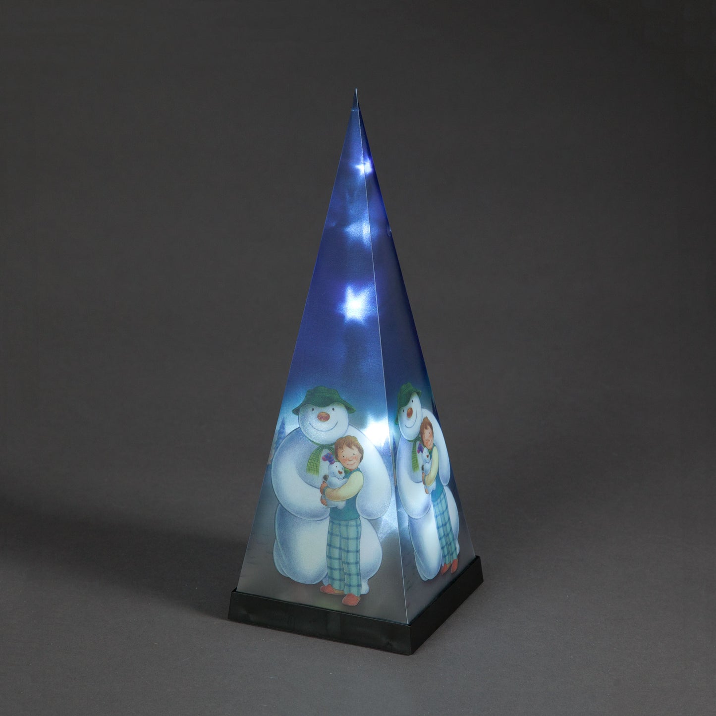 The Snowman And The Snowdog Battery Operated Laser Pyramid