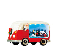 Battery Operated Christmas Santa Camper Van (2.5cm)