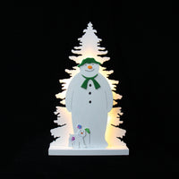 The Snowman And Snow Dog Light Up Tree Decoration