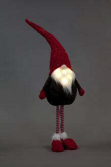 Battery Operated 84cm LED Plush Santa Gonk