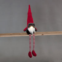 Red & Grey Sitting Gonk 72cm Battery Operated LED Plush Decoration