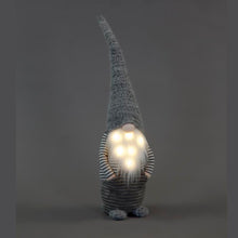 Battery Operated 73cm LED Grey Santa with Hands In Pockets