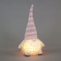 Pink Gonk Battery Operated 39cm LED Plush Decoration